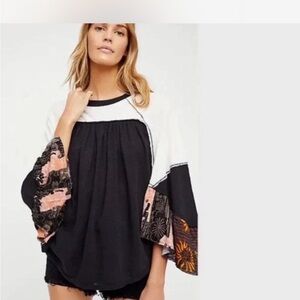 We The Free Black and White Top